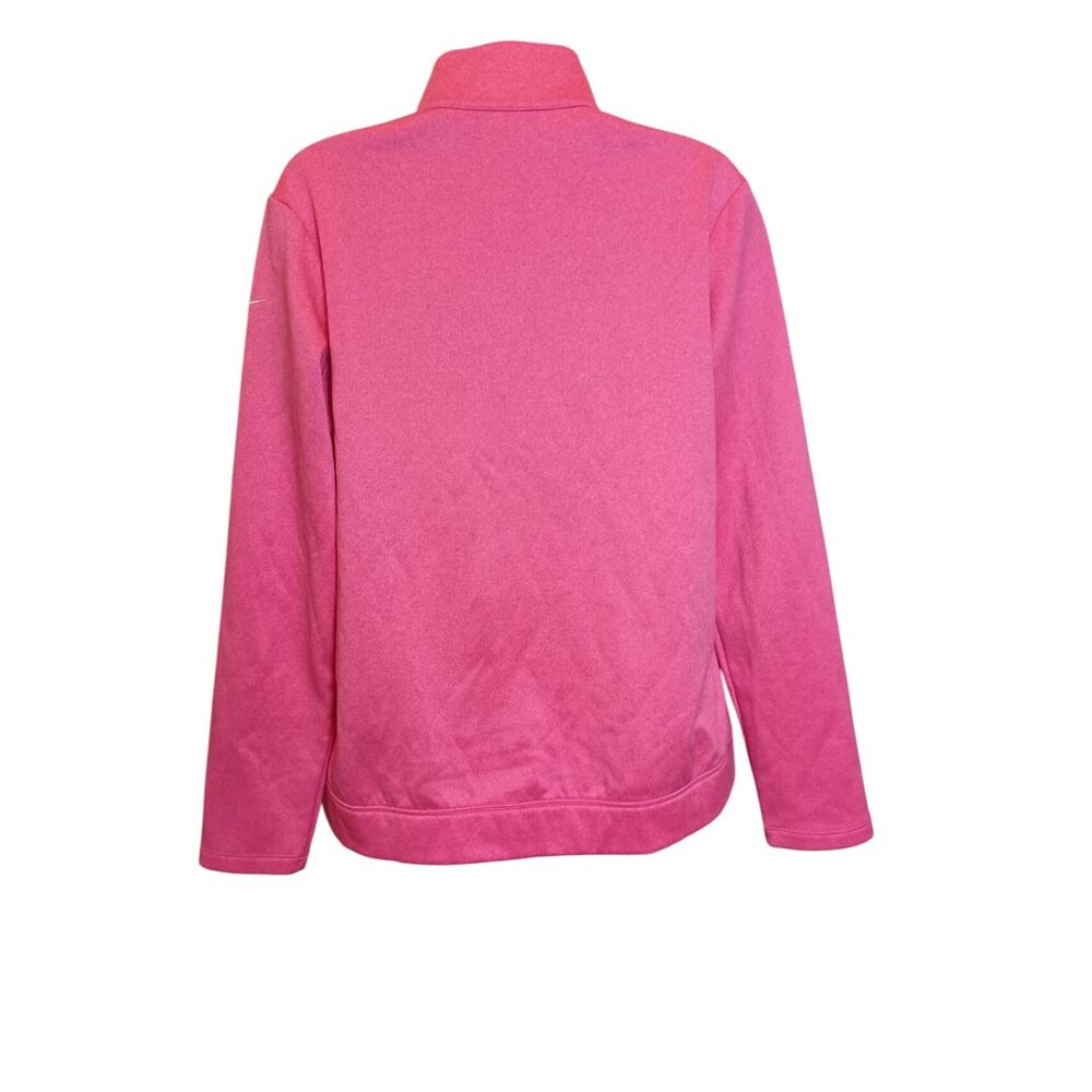 Nike Golf Dri-Fit Women's Long Sleeve Pink Full Zip Shirt Sz. M - Picture 5 of 9